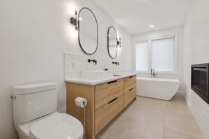 Kirks Renovations client request to follow bathroom remodel trend